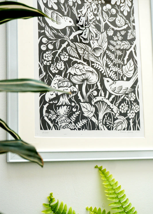 Grabado #3 - Bosque
