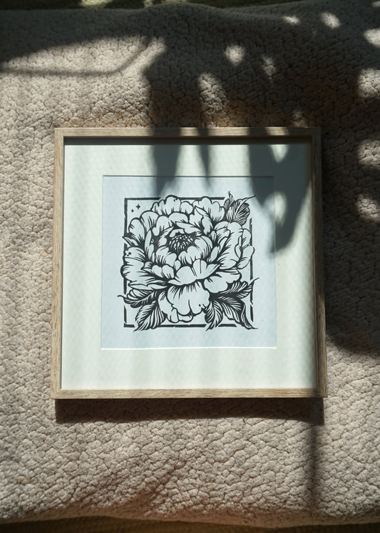 Grabado #6 - Peony