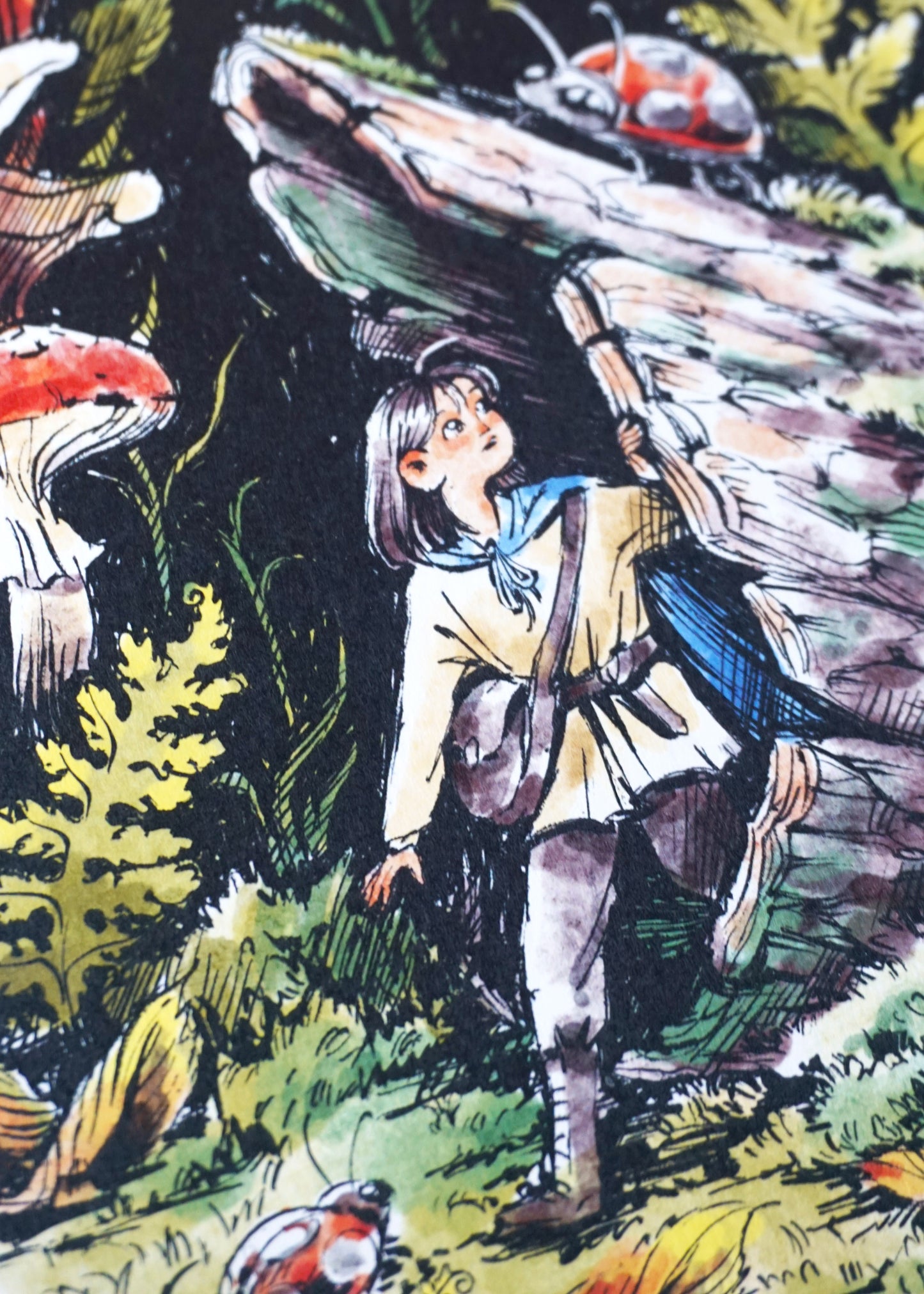 Print | Marta and the ladybug
