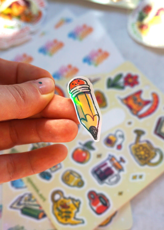 Cozy sticker sheet