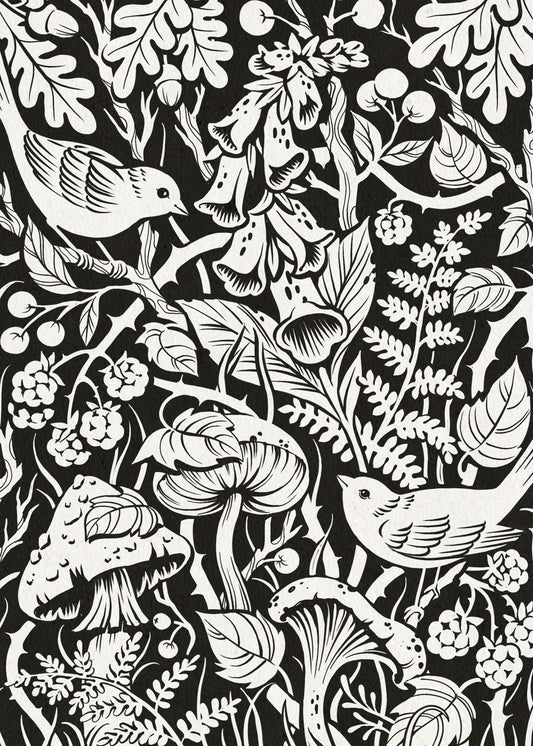 Grabado #3 - Bosque