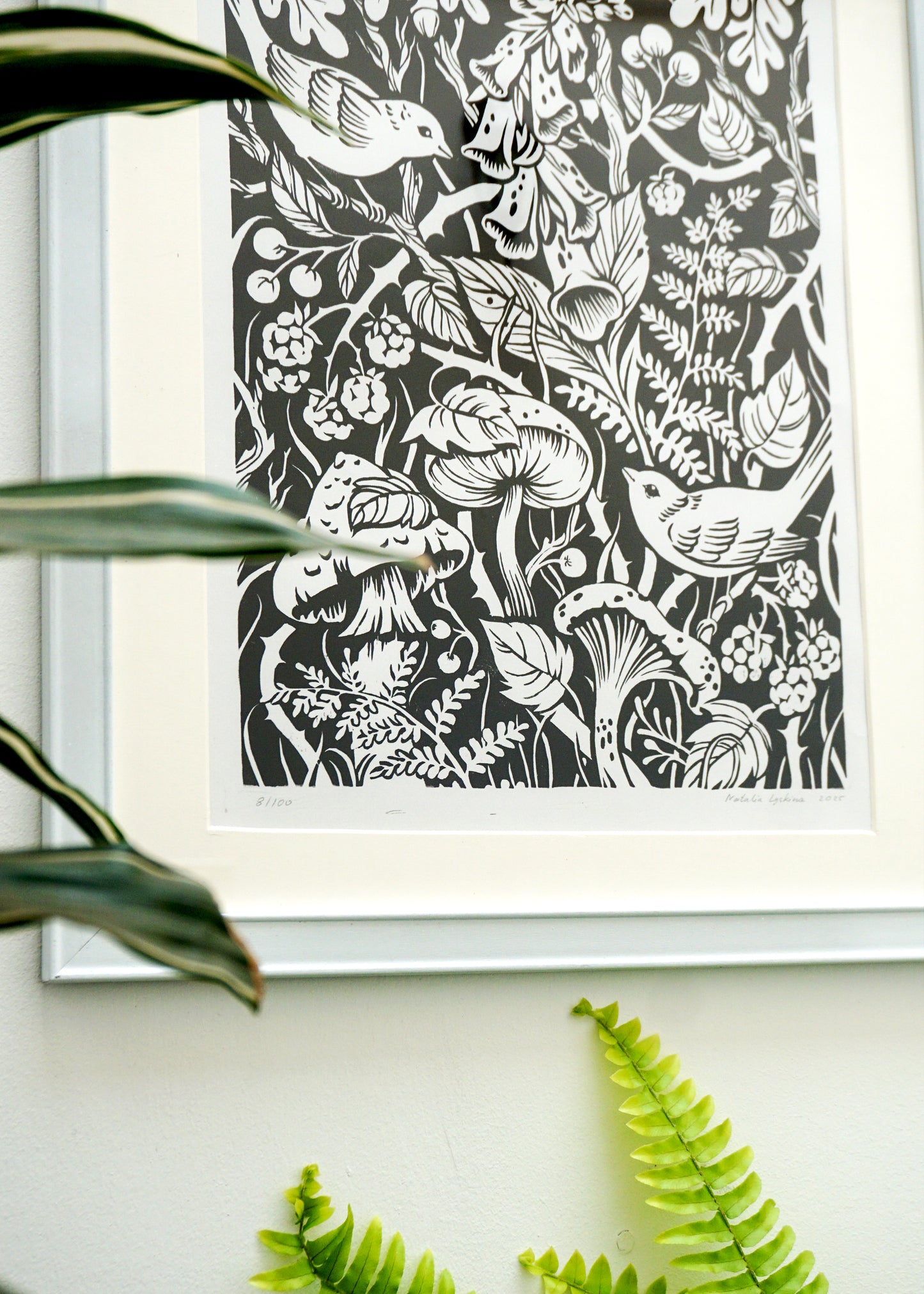 Grabado #3 - Bosque