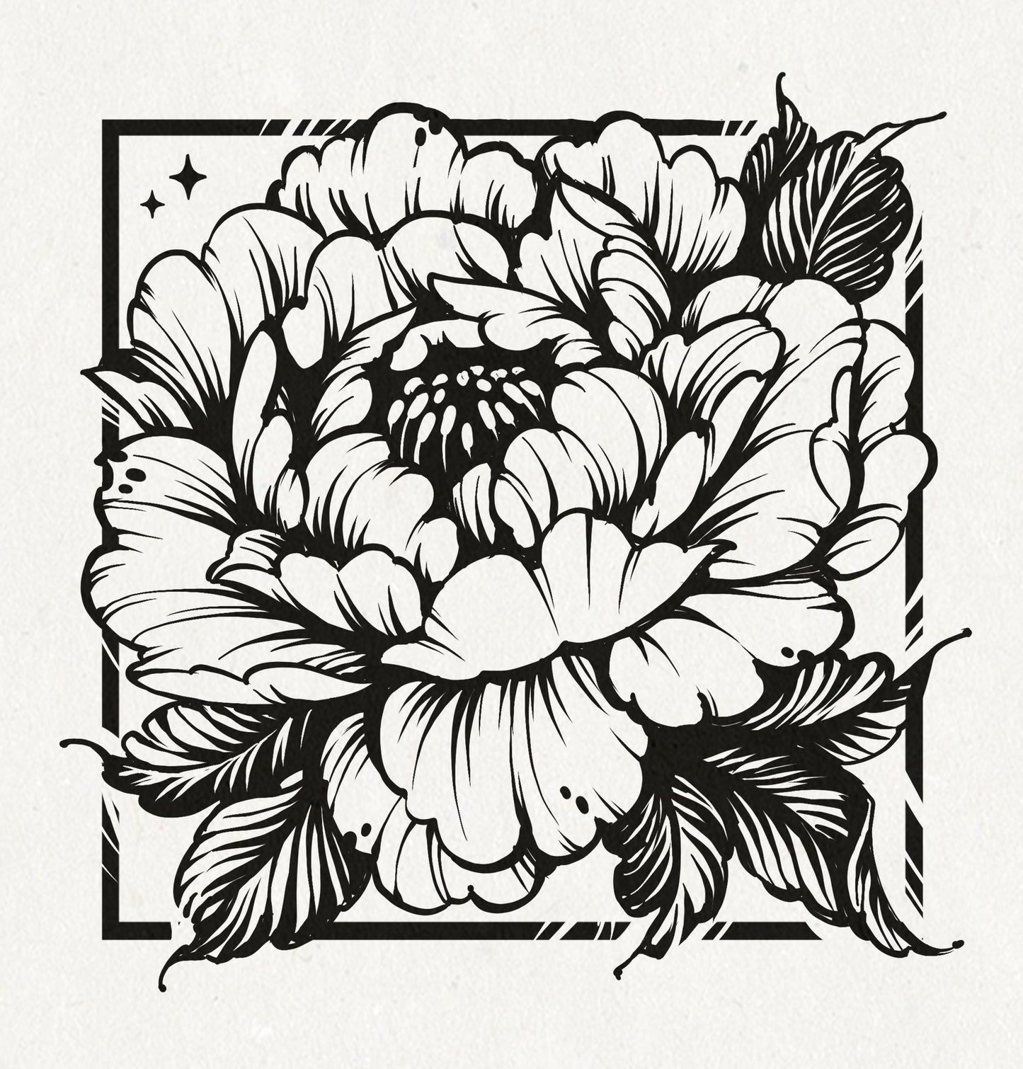 Grabado #6 - Peony