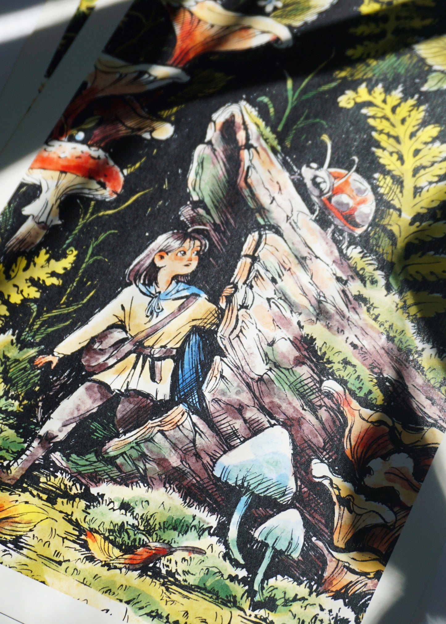 Print | Marta and the ladybug