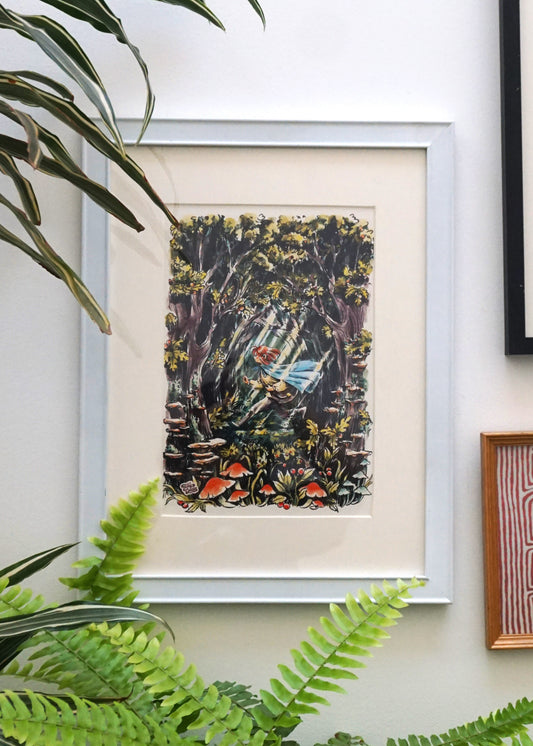 Print | Marta and the woods