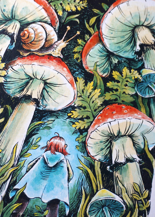 Print | Marta and the Mushroom kingdom
