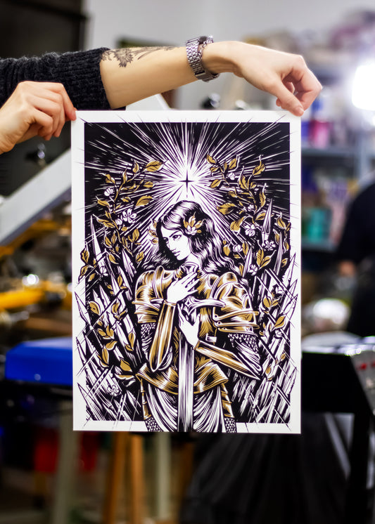 Serigrafía - Guerrera
