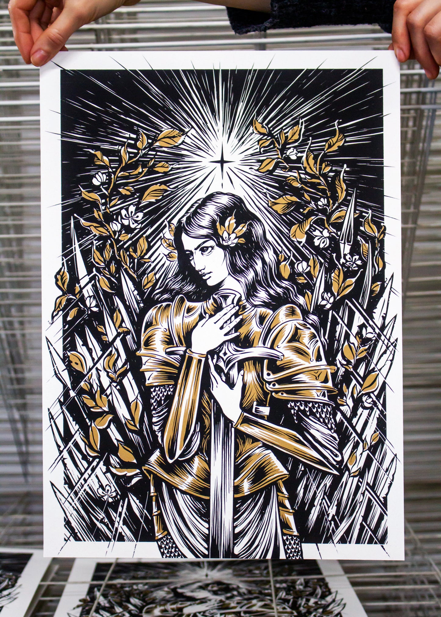 Serigrafía - Guerrera