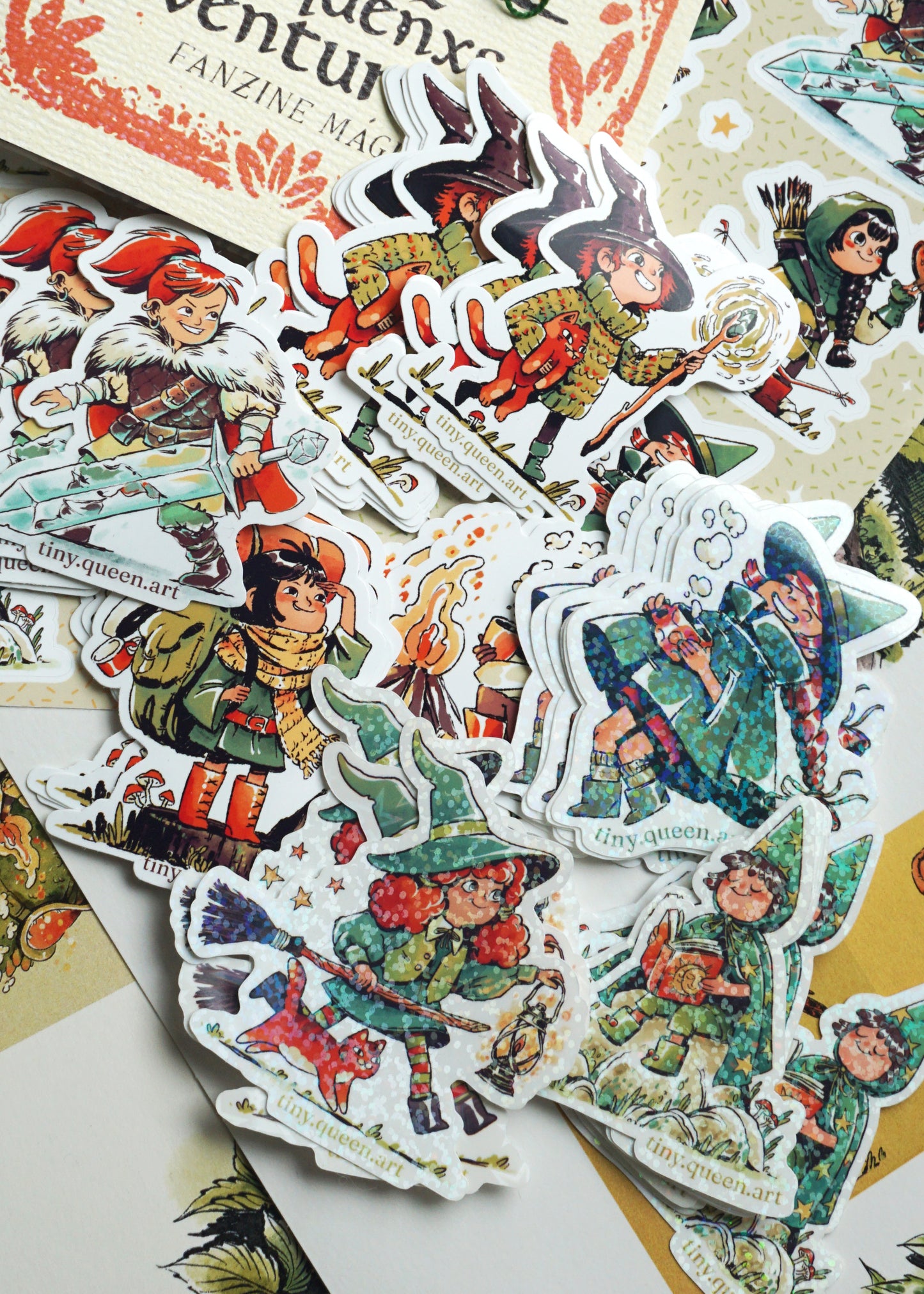 Stickers Pequenxs Aventurerxs