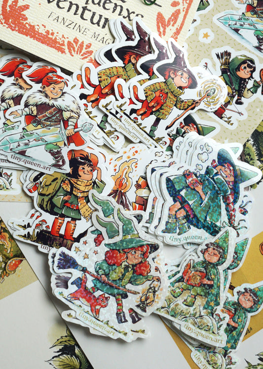 Stickers Pequenxs Aventurerxs
